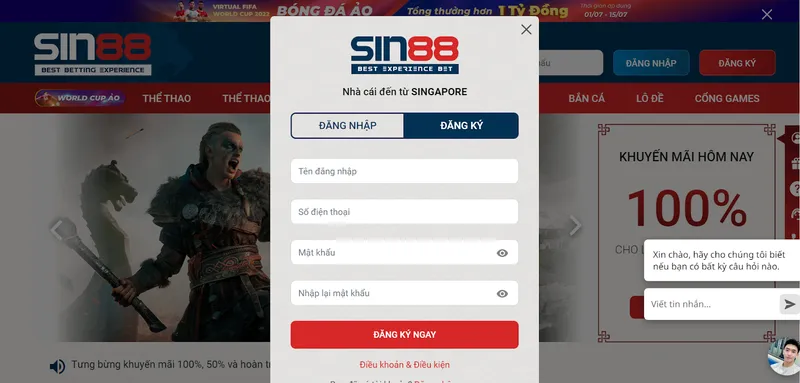 Cách Tham Gia Vào Cổng Game Sin88 Rất Đơn Giản